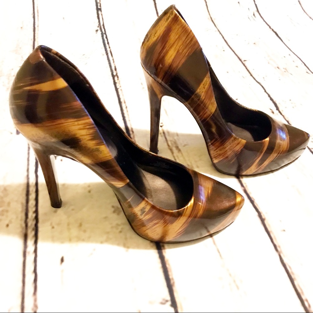 Jessica Simpson Leather High Heel Pumps Shoes